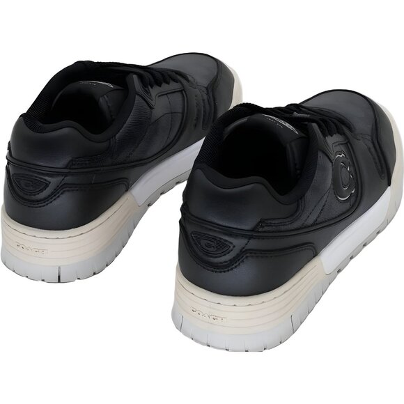 COACH SoHo Sneakers Charcoal Black Women’s Casual Lace-Up US 7M EU 37.5 - Picture 3 of 6